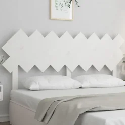 vidaXL Tête de lit Blanc 159,5x3x80,5 cm Bois massif de pin 819231
