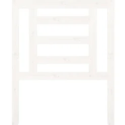 vidaXL Tête de lit Blanc 81x4x100 cm Bois massif de pin 818796