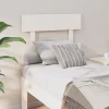 vidaXL Tête de lit Blanc 93,5x3x81 cm Bois massif de pin 819051