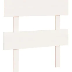 vidaXL Tête de lit Blanc 93,5x3x81 cm Bois massif de pin 819051