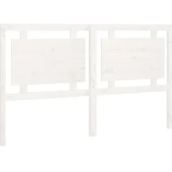 vidaXL Tête de lit Blanc 165,5x4x100 cm Bois massif de pin 817951
