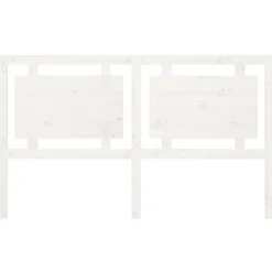 vidaXL Tête de lit Blanc 165,5x4x100 cm Bois massif de pin 817951