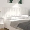 vidaXL Tête de lit Blanc 146x4x100 cm Bois massif de pin 818671