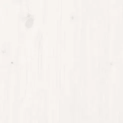 vidaXL Tête de lit Blanc 146x4x100 cm Bois massif de pin 818671