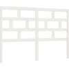 vidaXL Tête de lit Blanc, 166x4x100 cm Bois massif de pin