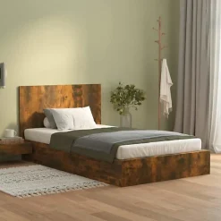 vidaXL Tête de lit Chêne fumé 120x1,5x80 cm Bois d'ingénierie 816970