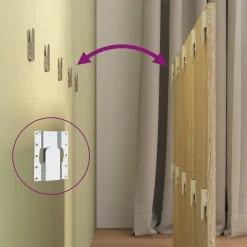 vidaXL Tête de lit Chêne sonoma 120x1,5x80 cm Bois d'ingénierie 811028