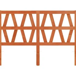 vidaXL Tête de lit cire marron 160 cm bois massif de pin 844306