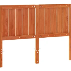 vidaXL Tête de lit cire marron 135 cm bois massif de pin 844343