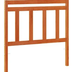 vidaXL Tête de lit cire marron 100 cm bois massif de pin 844178