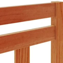 vidaXL Tête de lit cire marron 100 cm bois massif de pin 844178