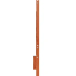 vidaXL Tête de lit cire marron 135 cm bois massif de pin 844333