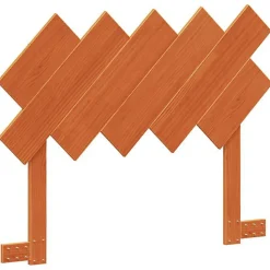 vidaXL Tête de lit cire marron 100 cm bois massif de pin 844381