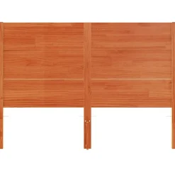 vidaXL Tête de lit cire marron 135 cm bois massif de pin 844323