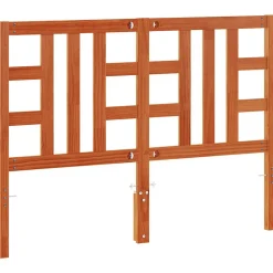 vidaXL Tête de lit cire marron 135 cm bois massif de pin 844190