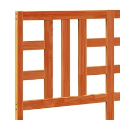 vidaXL Tête de lit cire marron 135 cm bois massif de pin 844190