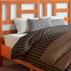 vidaXL Tête de lit cire marron 160 cm bois massif de pin 844263