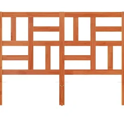 vidaXL Tête de lit cire marron 160 cm bois massif de pin 844263