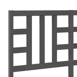 vidaXL Tête de lit Gris 166x4x100 cm Bois massif de pin 817852