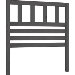 vidaXL Tête de lit Gris 81x4x100 cm Bois massif de pin