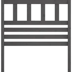 vidaXL Tête de lit Gris 81x4x100 cm Bois massif de pin