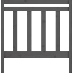 vidaXL Tête de lit Gris 96x4x100 cm Bois massif de pin 817772