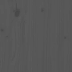 vidaXL Tête de lit Gris 203,5x3x81 cm Bois massif de pin 819142
