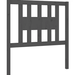vidaXL Tête de lit Gris 106x4x100 cm Bois massif de pin 818657