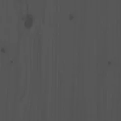vidaXL Tête de lit Gris 156x4x100 cm Bois massif de pin 817897