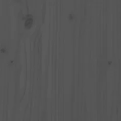 vidaXL Tête de lit Gris 125,5x4x100 cm Bois massif de pin 818862