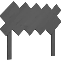 vidaXL Tête de lit Gris 104x3x80,5 cm Bois massif de pin 819207
