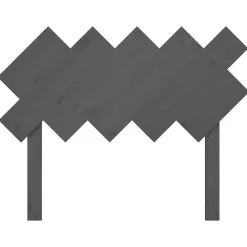 vidaXL Tête de lit Gris 104x3x80,5 cm Bois massif de pin 819207