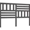 vidaXL Tête de lit Gris 166x4x100 cm Bois massif de pin