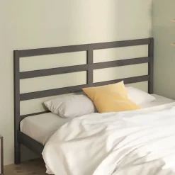 vidaXL Tête de lit Gris 166x4x100 cm Bois massif de pin 817652