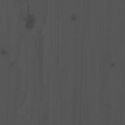 vidaXL Tête de lit Gris 125,5x4x100 cm Bois massif de pin 817982