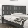 vidaXL Tête de lit Gris 165,5x4x100 cm Bois massif de pin 818002
