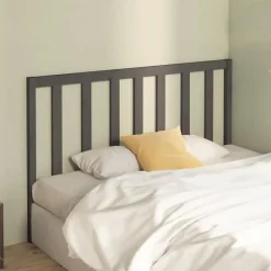 vidaXL Tête de lit Gris 166x4x100 cm Bois massif de pin 817702