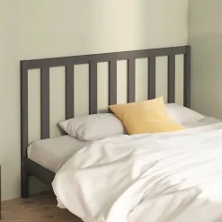 vidaXL Tête de lit Gris 166x4x100 cm Bois massif de pin 817702