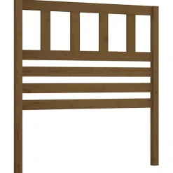 vidaXL Tête de lit Marron miel 81x4x100 cm Bois massif de pin