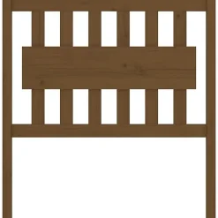 vidaXL Tête de lit Marron miel 95,5x4x100 cm Bois massif de pin 818553