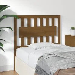 vidaXL Tête de lit Marron miel 95,5x4x100 cm Bois massif de pin 818553