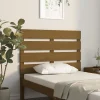 vidaXL Tête de lit Marron miel 100x3x80 cm Bois massif de pin821335