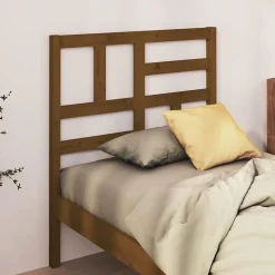 vidaXL Tête de lit Marron miel 106x4x104 cm Bois massif de pin 818178