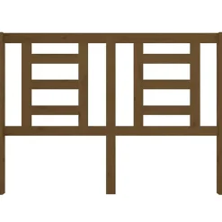 vidaXL Tête de lit Marron miel 141x4x100 cm Bois massif de pin 818818