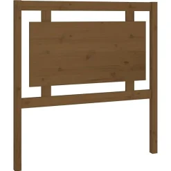 vidaXL Tête de lit Marron miel 95,5x4x100 cm Bois massif de pin 817923