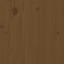 vidaXL Tête de lit Marron miel 95,5x4x100 cm Bois massif de pin 817923