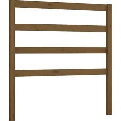 vidaXL Tête de lit Marron miel 81x4x100 cm Bois massif de pin 817618