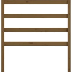 vidaXL Tête de lit Marron miel 81x4x100 cm Bois massif de pin 817618