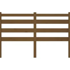 vidaXL Tête de lit Marron miel 186x4x100 cm Bois massif de pin 818438