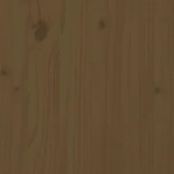 vidaXL Tête de lit Marron miel 156x4x100 cm Bois massif de pin 817898